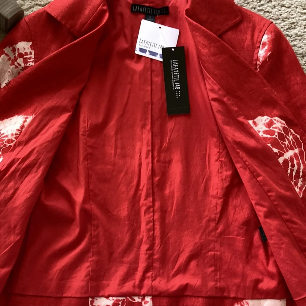 Lafayette 148 New York Tie Dye Jacket - Picture 6 of 8